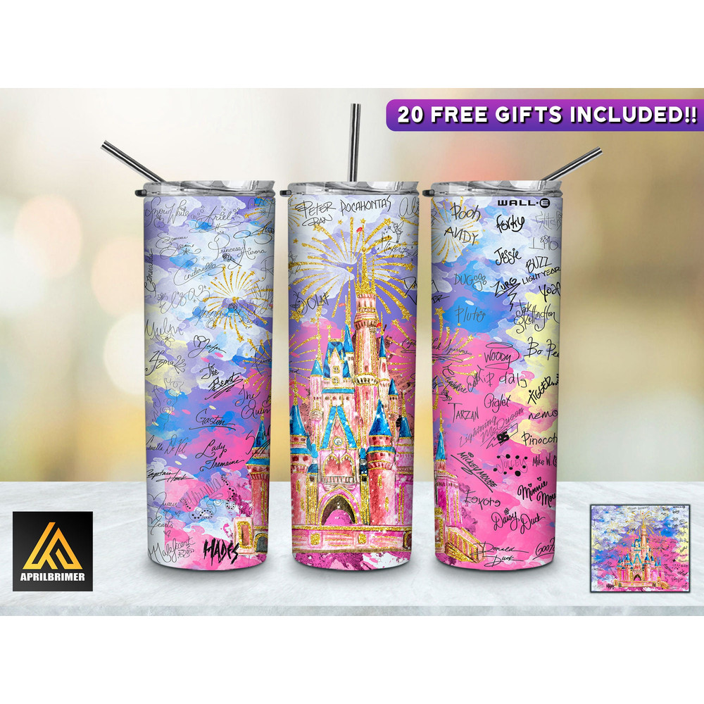 Spots of Joy Dalmatians' Adventure Tumbler, Dalmatians skinny tumbler, Cartoon Characters skinny tumbler.jpg