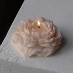 Peony Candle | Flower Shaped | Flower Candle | Soy Wax | Housewarming Gift | Decor Candle | Minimalist Decor | Candle