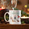 Christmas dog mug Santa paws illustration with sleigh dog lover gift for her dog owner gift for him dog mom gift - 1.jpg