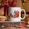 Christmas dog mug Santa paws illustration with sleigh dog lover gift for her dog owner gift for him dog mom gift - 2.jpg