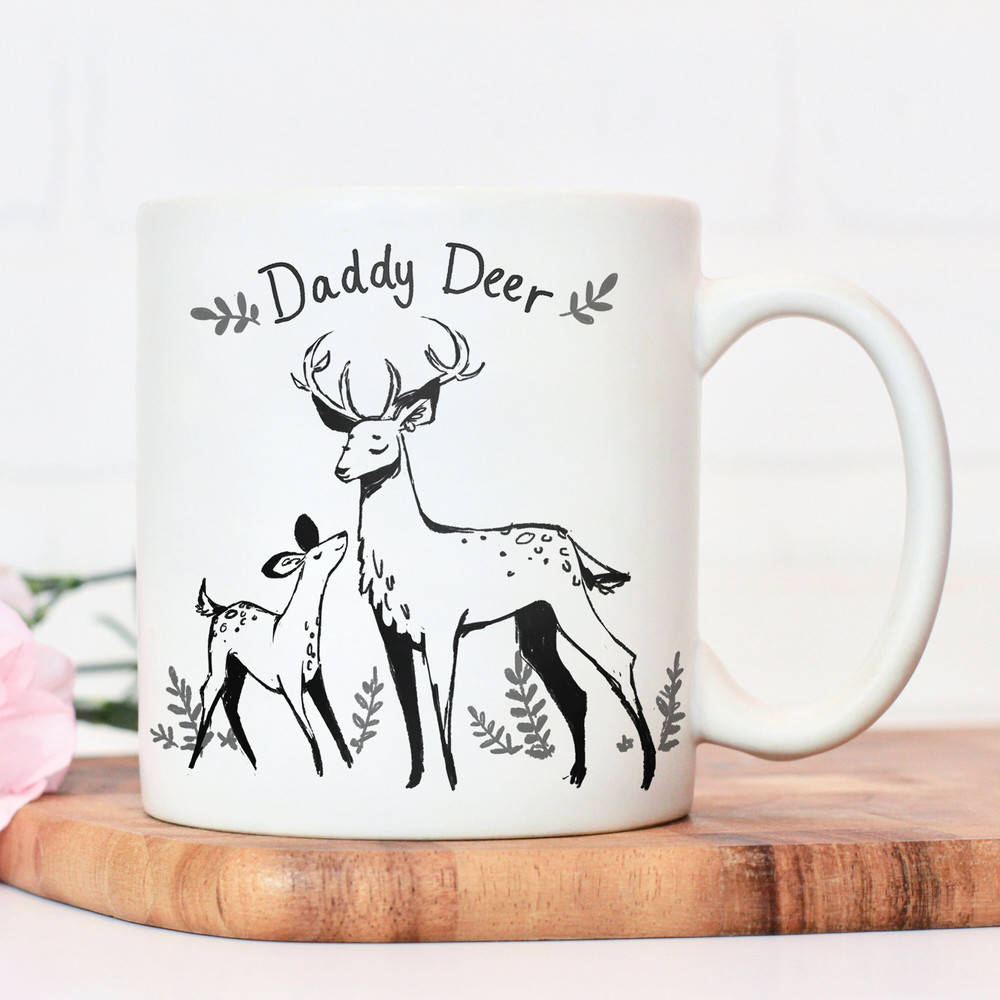 Daddy Deer mug, Dad mug, Gift for Dad, Fathers day gift, Fathers Day, Fathers Day Gifts, Dad Gift, Gifts For Him, Dad Birthday, mg002 - 3.jpg