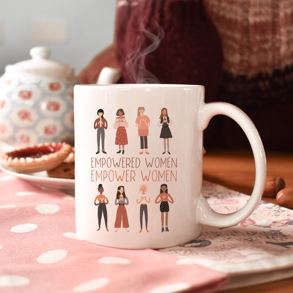 Empowered Women Empower Women mug, Feminist mugs, Mugs for Women, Gifts for Her, Feminism, Motivational, Inspirational, Best Friend Gift - 4.jpg