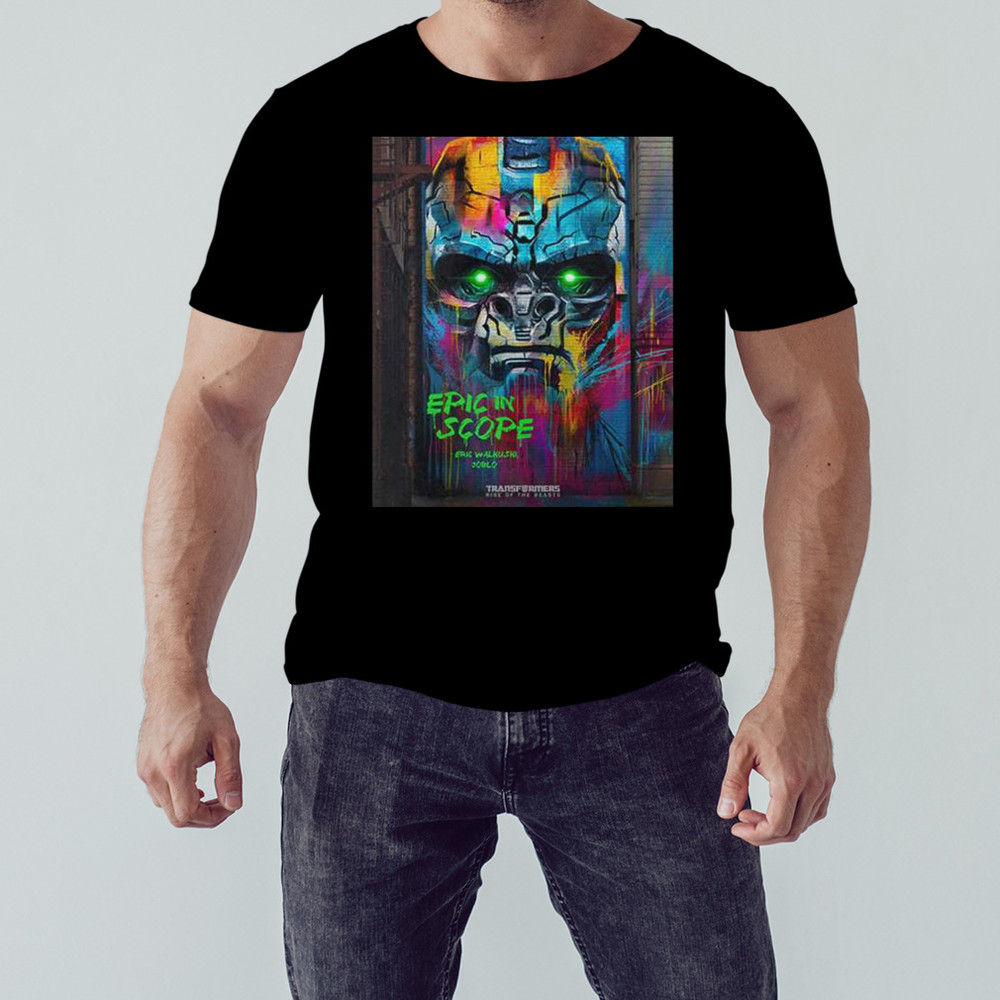 Transformers Rise Of The Beasts Optimus Primal Colorful Poster Fan Gifts T-Shirt, Shirt For Men Women, Graphic Design