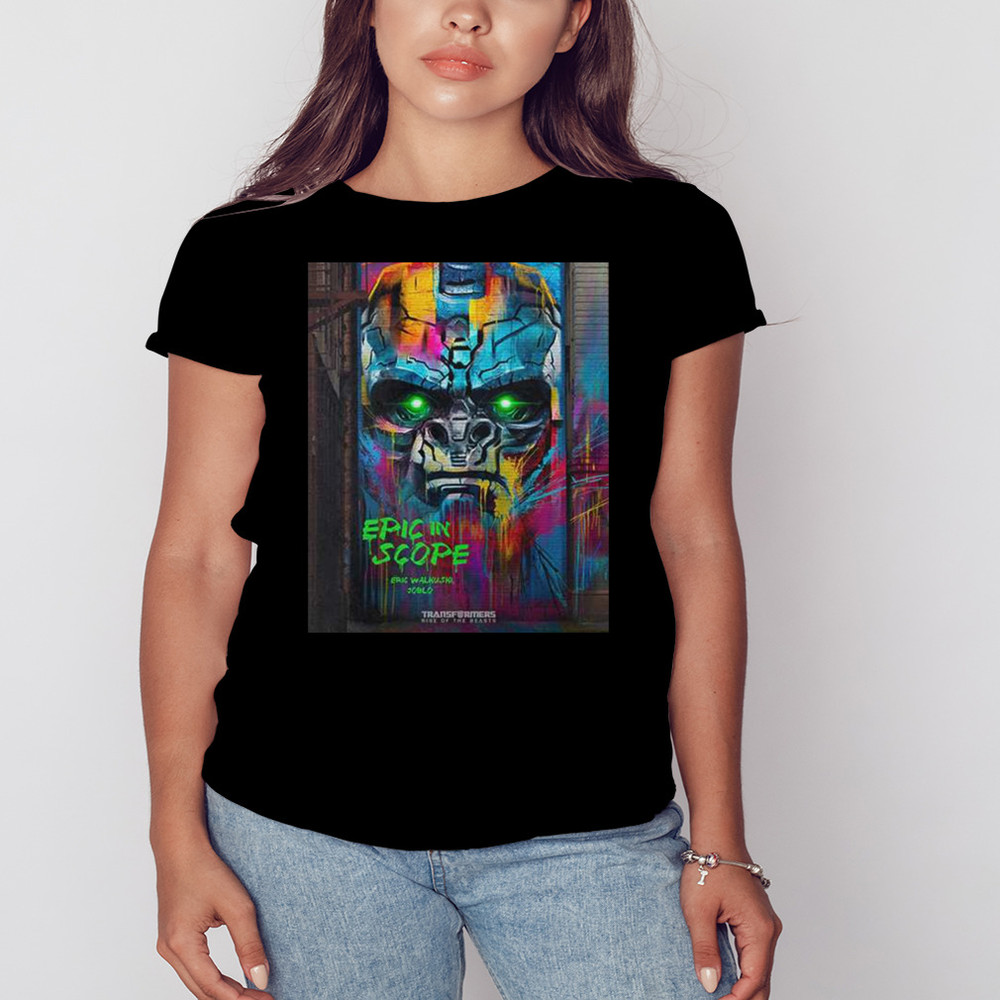 Transformers Rise Of The Beasts Optimus Primal Colorful Poster Fan Gifts T-Shirt, Shirt For Men Women, Graphic Design