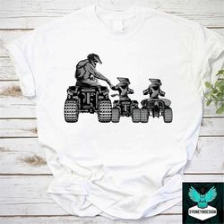 quad bike father and son four wheeler atv vintage t-shirt, daddy shirt, father's day shirt, dad shirt, dad lovers shirt,