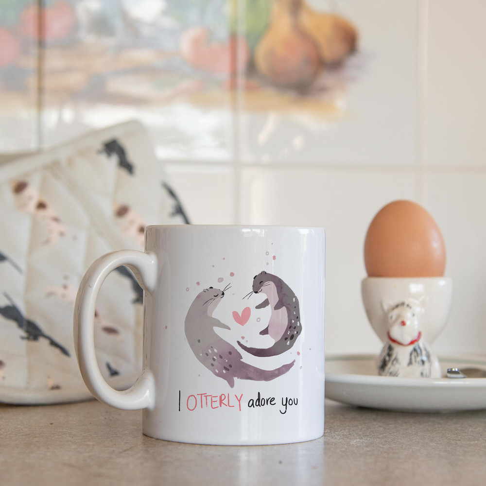 I otterly adore you mug, valentines gift, anniversary gift, gift for her, valentines day, valentines day gift, gift for wife, mg012 - 3.jpg