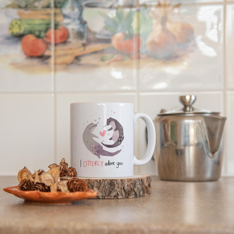 I otterly adore you mug, valentines gift, anniversary gift, gift for her, valentines day, valentines day gift, gift for wife, mg012 - 4.jpg