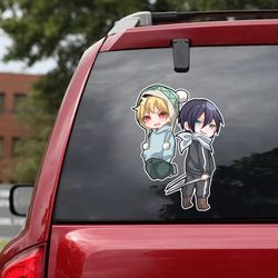 anime decal, noragami sticker, noragami decal for car, anime sticker, anime sticker for car, noragami, noragami decal