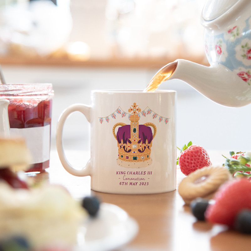 King Charles III Coronation 2023 Coronation King Charles Mug for memorabilia keepsake Coronation King Charles + Camilla coronation party - 2.jpg