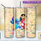 Tropical Troubles Lilo And Stitch Tumbler, Lilo And Stitch Skinny Tumbler, Cartoon Characters Skinny Tumbler.jpg