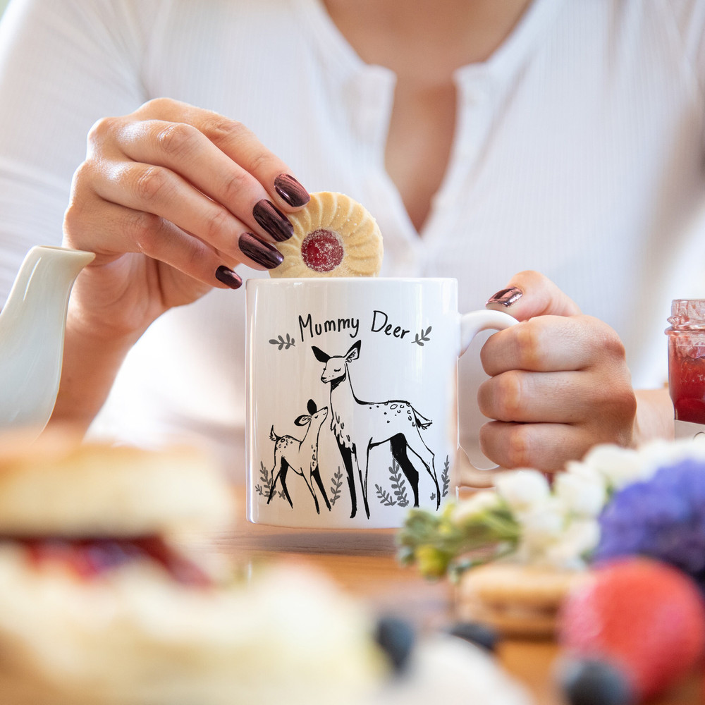 Mummy Deer mug, mum mug, Gift for Mum, Baby shower gift, Baby Shower, Baby shower gifts, Mothers day gift, Mothers Day, mg001 - 4.jpg