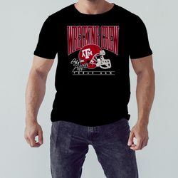 texas a&m football wrecking crew gig em aggies shirt, unisex clothing, shirt for men women, graphic design, unisex shirt