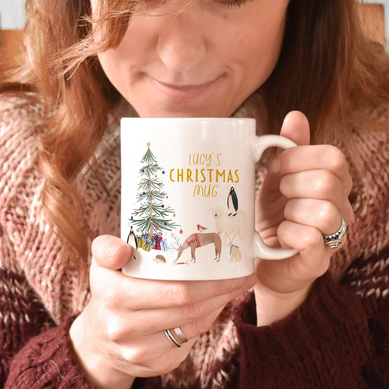 Personalised christmas mug stocking filler christmas gift personalized hot chocolate mug secret santa gift christmas eve box holiday - 1.jpg