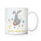 Personalised Easter mug gift Easter bunny mug Easter decor for basket cute hand drawn kids mug Easter cup bunny mug design - 4.jpg