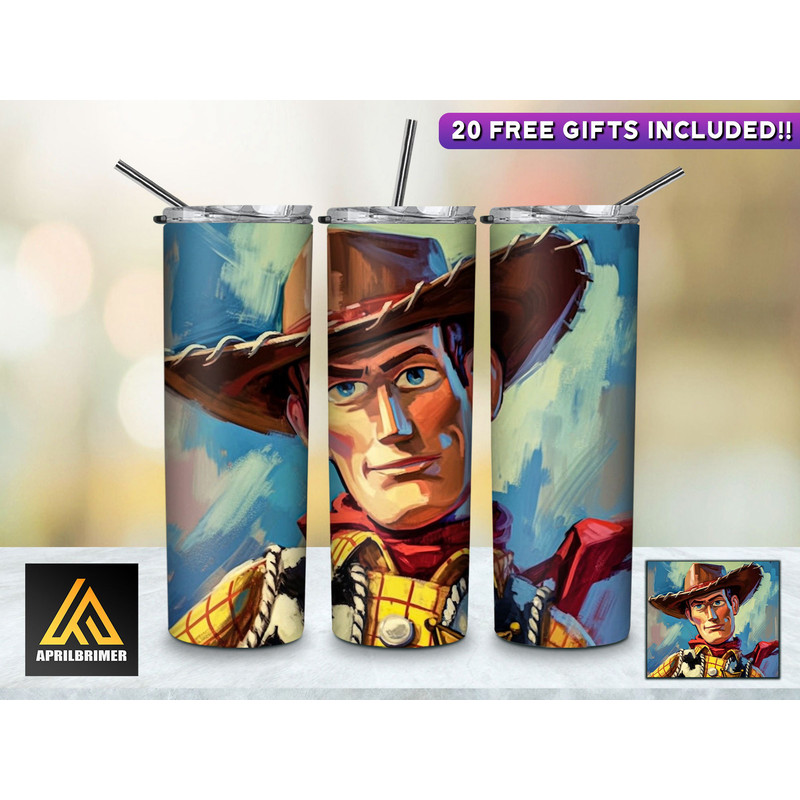 Frontier Follies Lucky Luke's Misadventures Tumbler, Lucky Luke skinny tumbler, Cartoon Characters skinny tumbler.jpg