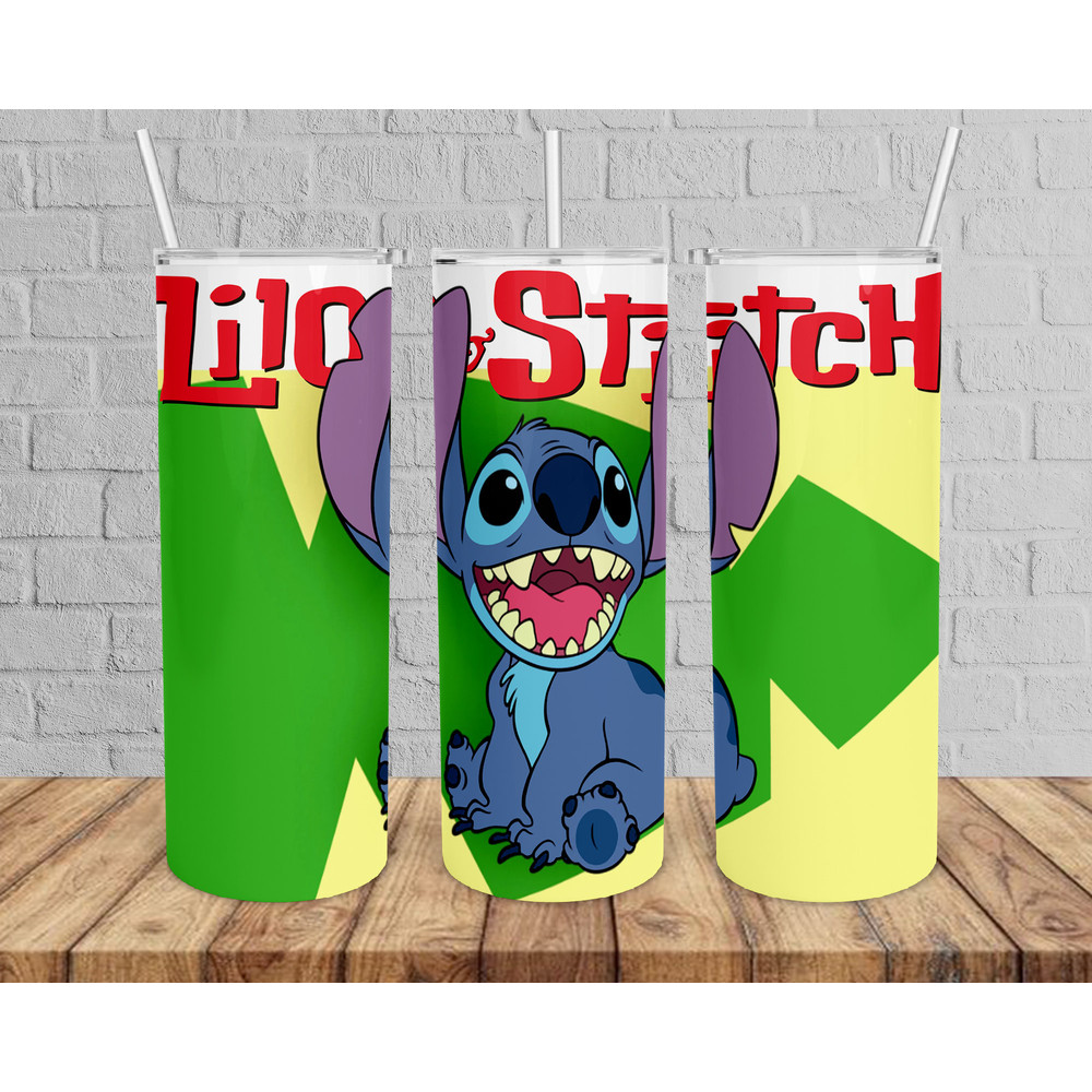 Lilo Stich Tumbler, Lilo Stich Skinny Tumbler, Lilo Tumbler.png