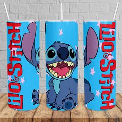 lilo stich tumbler, lilo stich skinny tumbler, stitch stuff tumbler