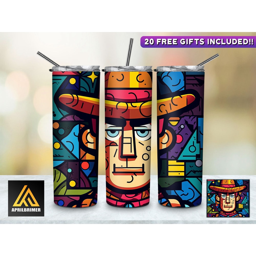 Sharpshooter Hero Lucky Luke Saves the Day Tumbler, Lucky Luke skinny tumbler, Cartoon Characters skinny tumbler.jpg