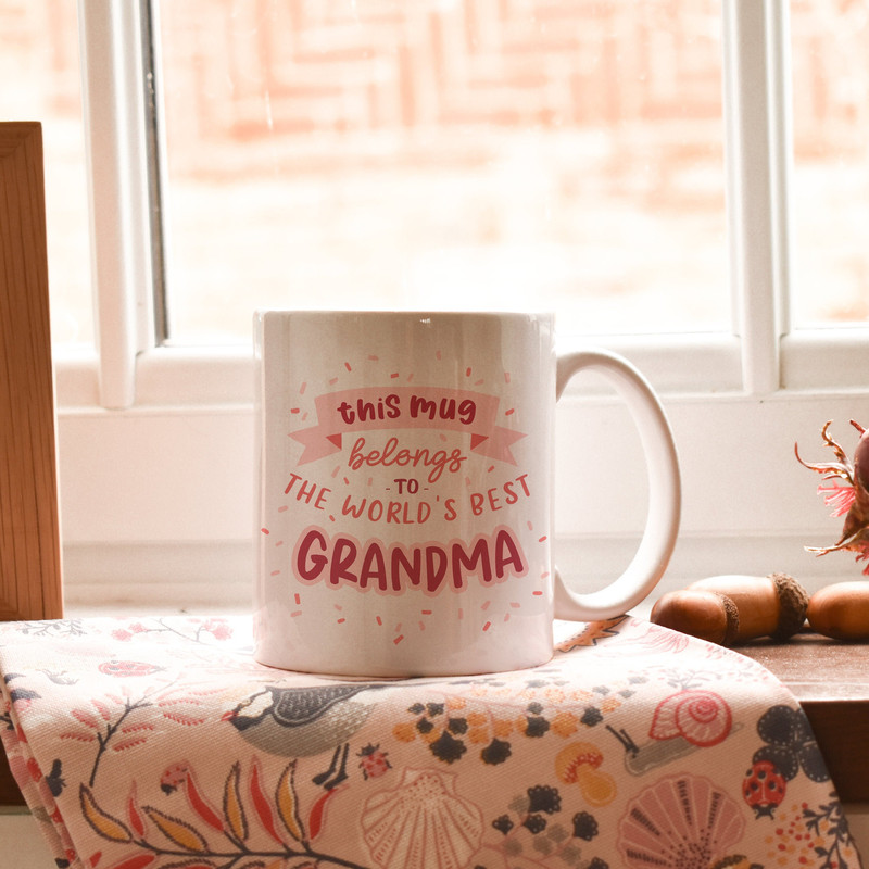 World's Best Grandma Mug - Granny gift - Nanny Present ideas - Birthday gift for Grandparents - Nan - from grandchild - grandchildren mg049 - 4.jpg
