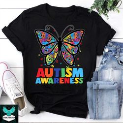 autism awareness butterfly vintage t-shirt, autism shirt, autism awareness shirt, autism mom shirt, autism kid shirt, bu