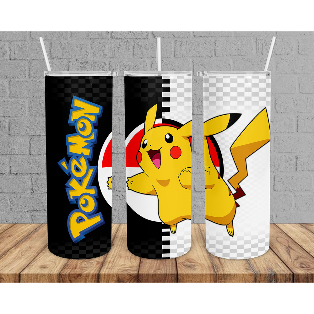 Pokemon Tumbler, Pokemon Skinny Tumbler, Pokemon Center Tumbler.png