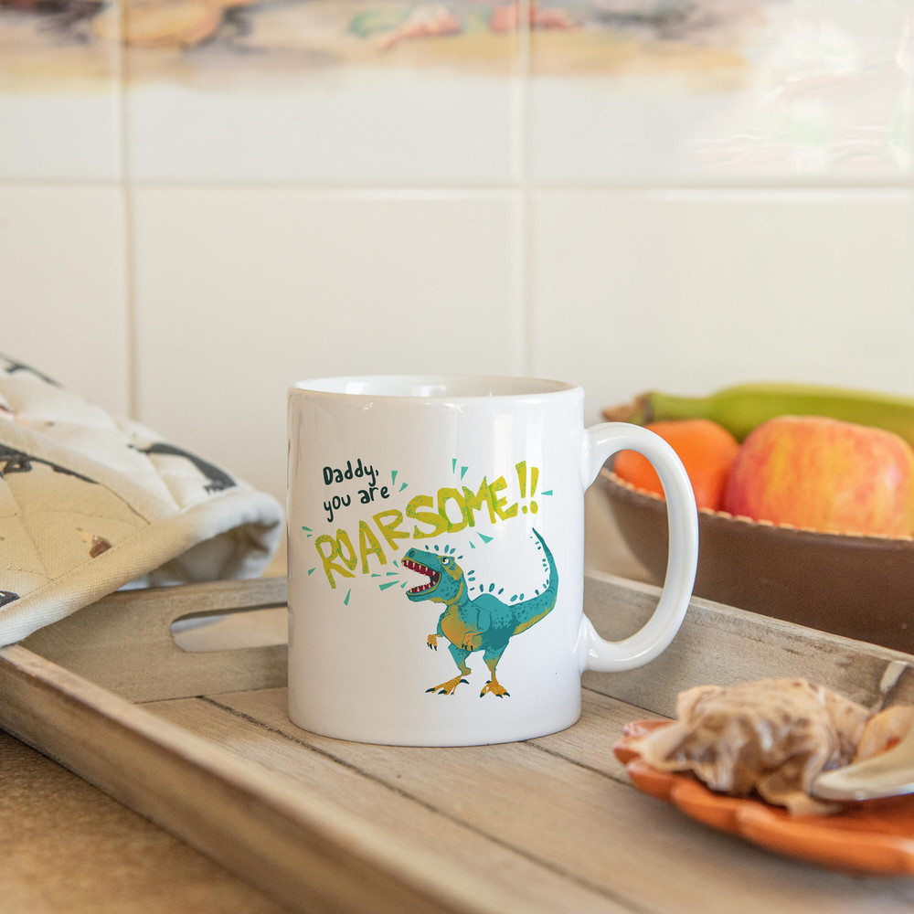 You are roarsome dad mug Daddy mug Father Mug, Dad Gift, Funny Gift for Dad, Funny Dad, Gift For Dad, Christmas Dad mg2s - 1.jpg