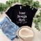 Bella Canvas 3001 Mockup Flat Lay Bella and Canvas T-Shirt 3001 Mockup Bella & Canvas Black Tshirt Mockup Plain Tshirt Photo Flat - 1.jpg