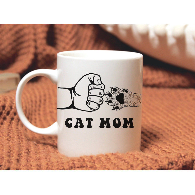 Cat Mom Mug, Cat Mom gift, Cat Mom, Cat Lover Gift, Cat Mom Coffee Mug, cat themed gifts, ceramic mug, Cat mug, gift for mom, cat owner gift - 1.jpg