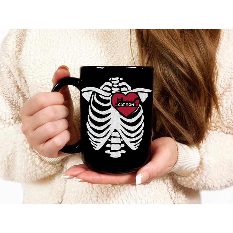 Cat dad mug, cat mom mug, black cat mug, cat gifts, personalized cat mug, custom cat mug, bonus dad gift, cat themed gifts - 3.jpg