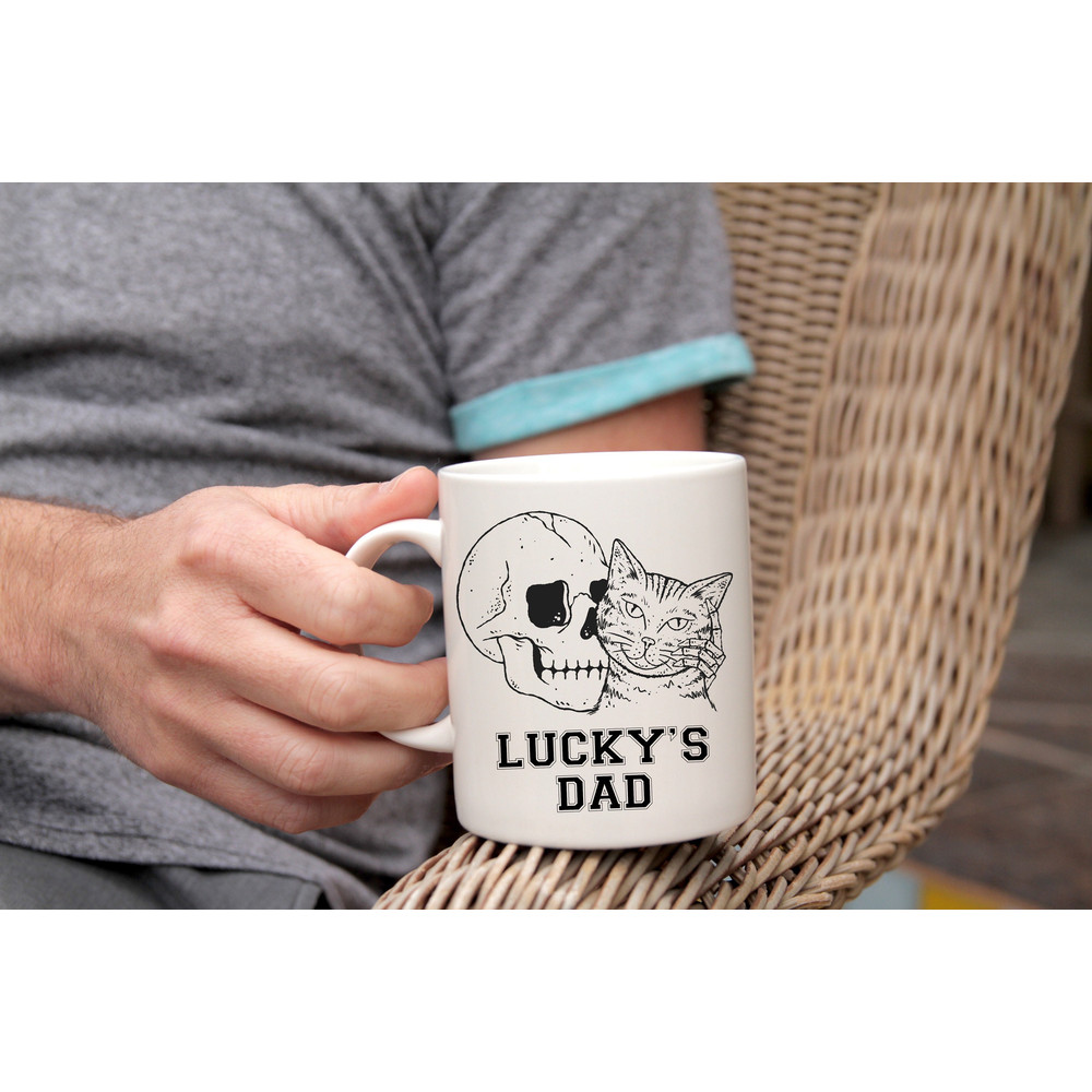 Personalized cat mug, Customizable mug, Cat dad mug, Cat Dad Gift, Cat Mom Gift, Cat Mom, Gift for Cat Dad, Cat lover gift, Best Cat Dad - 1.jpg