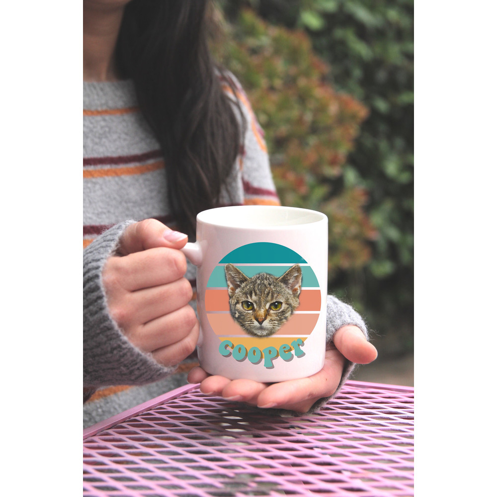 Personalized cat mug, custom cat mug, cat dad mug, custom mug, cat themed gifts, custom pet mug, cat coffee mug, personalized mug, cat loss - 3.jpg