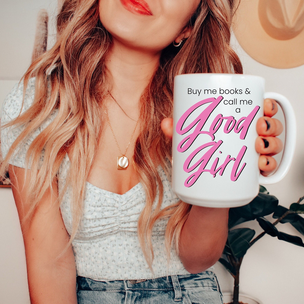 Smut, Smut gift, book lover gift, bookish gift, romance reader, book mug, dark romance, reading gift, book merch, good girl, book lover - 2.jpg