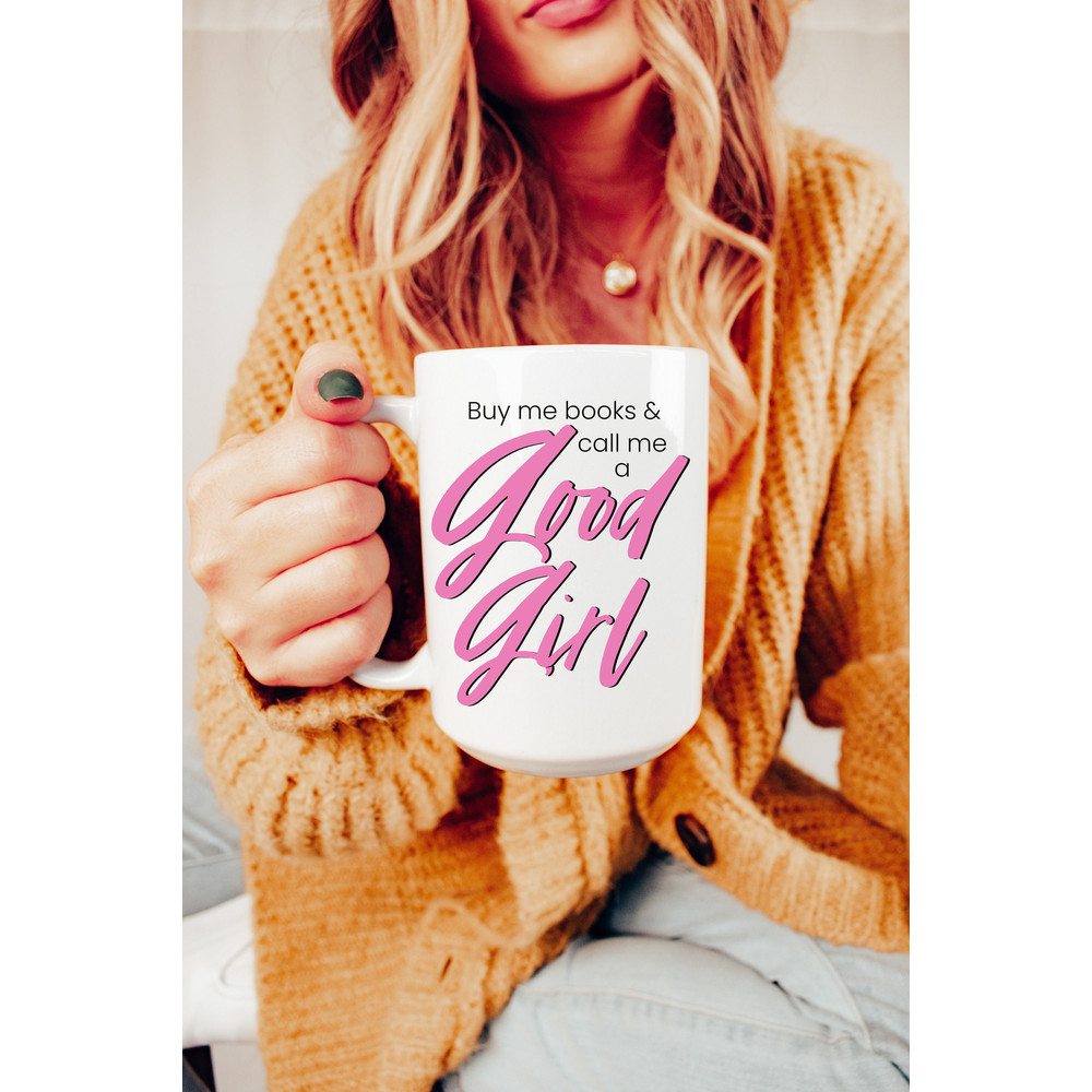 Smut, Smut gift, book lover gift, bookish gift, romance reader, book mug, dark romance, reading gift, book merch, good girl, book lover - 4.jpg