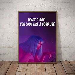 movie poster, film poster, blade runner 2049 poster, wall art, wall decor, prints, home decor, dreams of electric poster