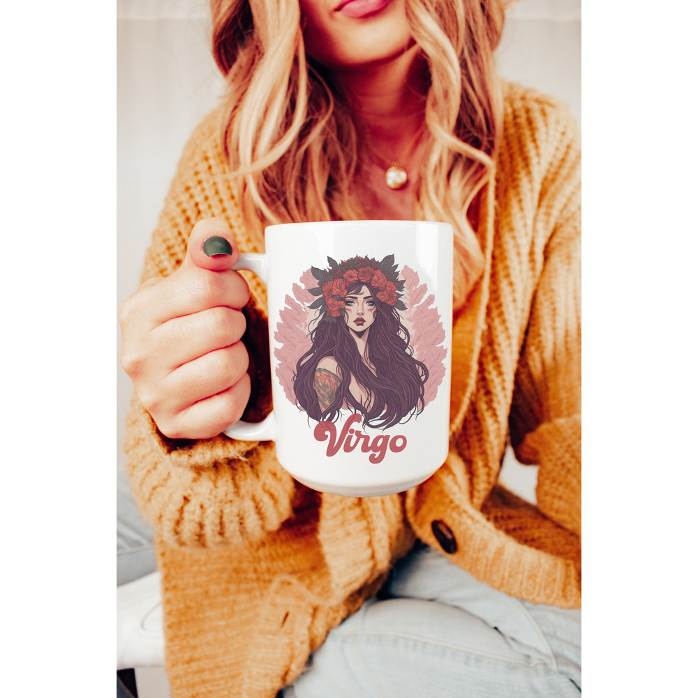 Virgo Mug, Virgo Gifts, Virgo Gift, Virgo coffee mug, Virgo, Virgo Zodiac, zodiac gift, gift for her, for him, zodiac gifts - 2.jpg