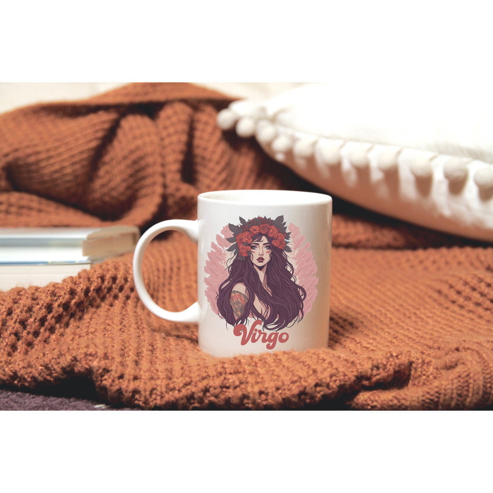 Virgo Mug, Virgo Gifts, Virgo Gift, Virgo coffee mug, Virgo, Virgo Zodiac, zodiac gift, gift for her, for him, zodiac gifts - 3.jpg