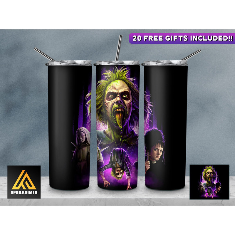 Halloween Movie Tumbler,Halloween Movie Skinny Tumbler,Horror Character Gallery Skinny Tumbler.png