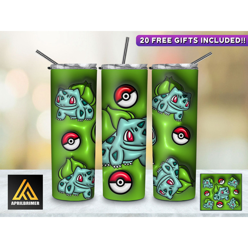 Pokemon Tumbler,Pokemon Skinny Tumbler,Pokemon Chronicles Journey Skinny Tumbler.png