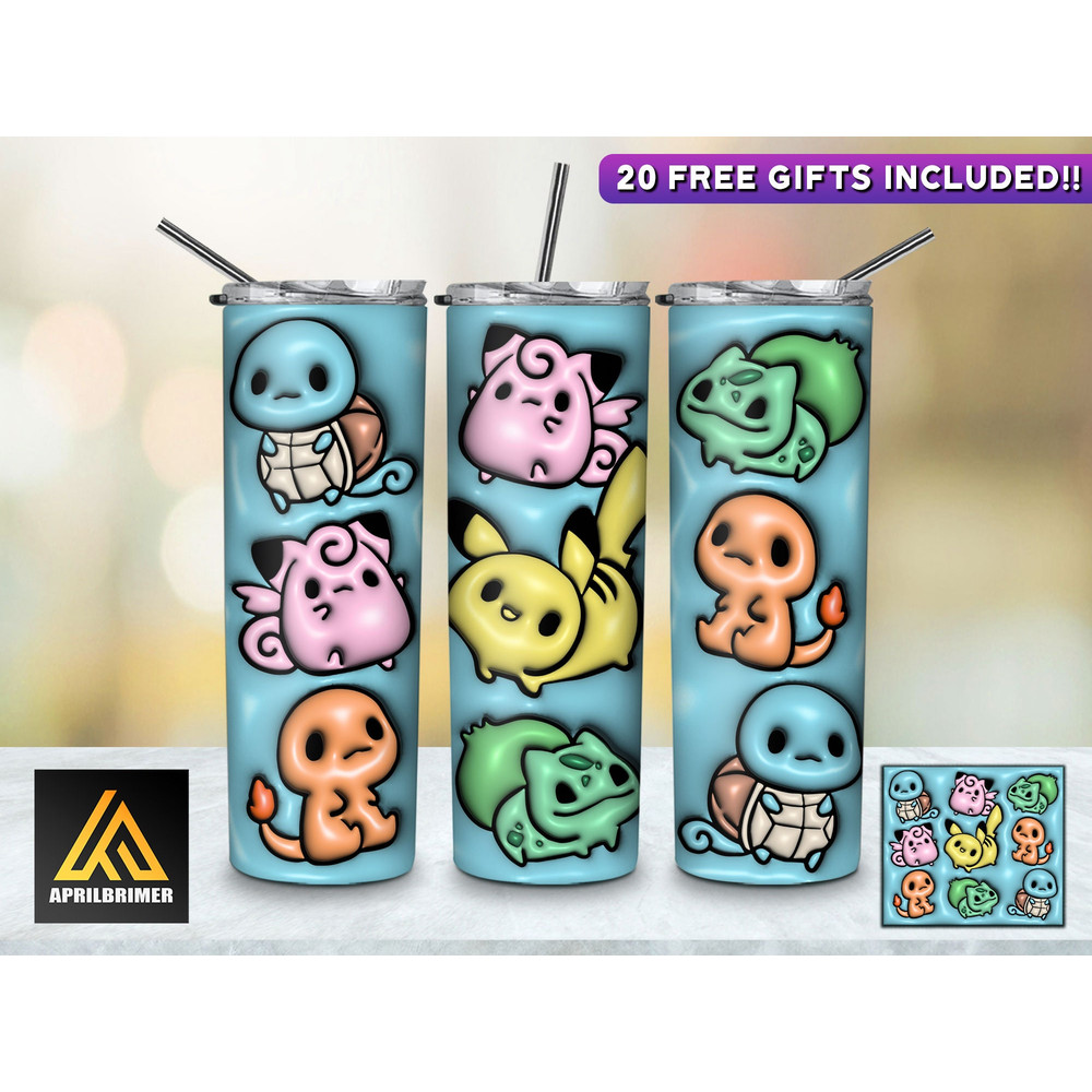 Pokemon Tumbler,Pokemon Skinny Tumbler,Pokemon Chronicles Legendary Skinny Tumbler.png