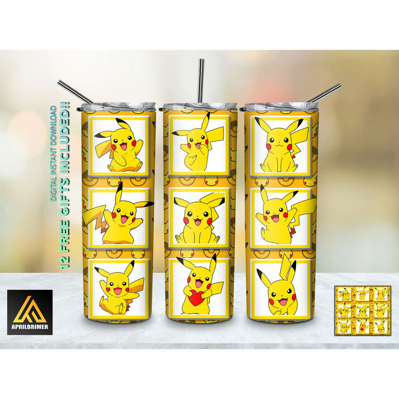 Pokemon Tumbler,Pokemon Skinny Tumbler,Pokemon Fan Club and Fun Skinny Tumbler.png