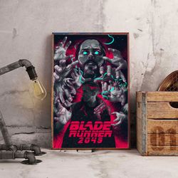 movie poster, film poster, blade runner 2049 poster, wall art, wall decor, prints, home decor, sins of synthetic souls
