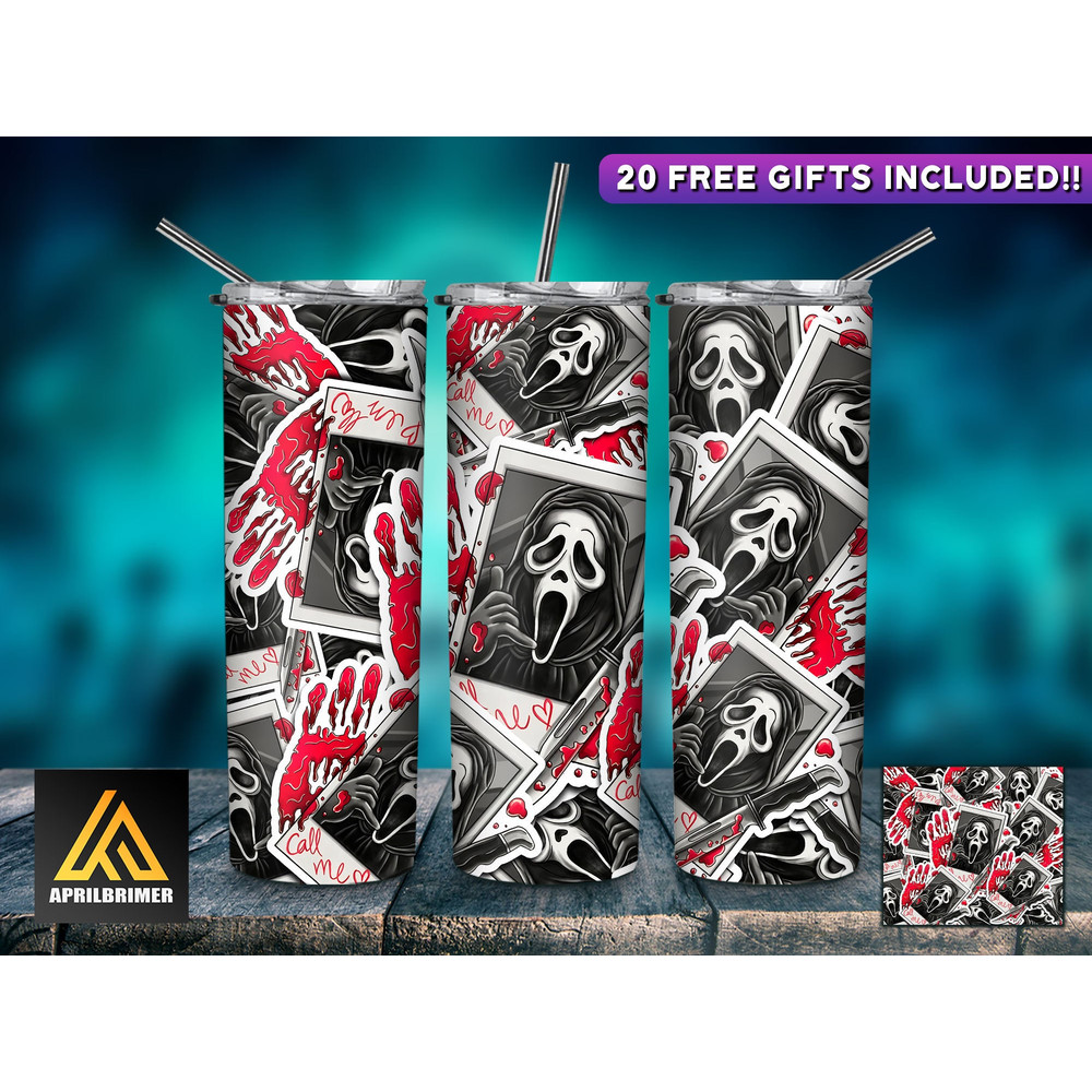 Horror Character Tumbler,Horror Character Skinny Tumbler,Horror Character Chilling Presence Skinny Tumbler.png