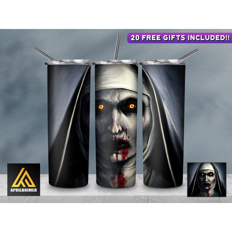 Horror Character Tumbler,Horror Character Skinny Tumbler,Horror Character Dreadful Figures Skinny Tumbler.png