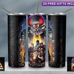 horror character tumbler,horror character skinny tumbler,horror character gallery supernatural skinny tumbler