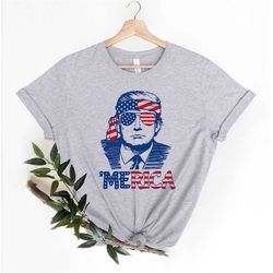 trump 'merica t-shirt, trump funny 4th of july shirt,trump republican t-shirt,4th of july shirt,great america funny 4th