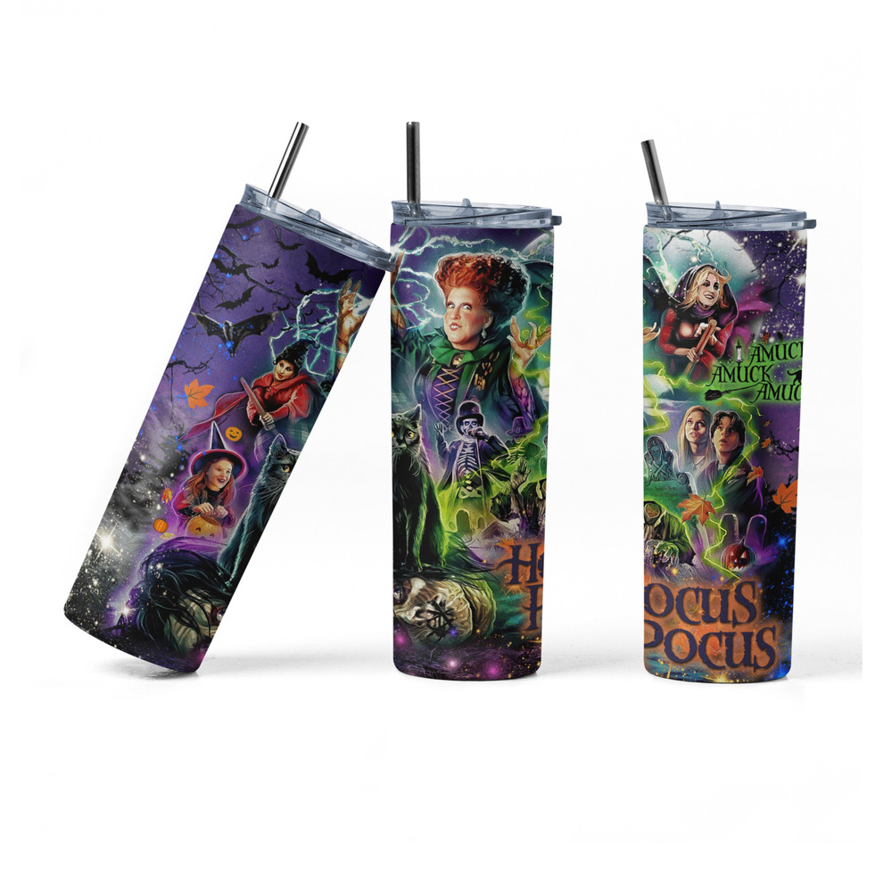 Hocus Pocus Sanderson Sisters Tumbler, Hocus Pocus Skinny Tumbler, Plus Mug Template, Hocus Pocus Tumbler.jpg