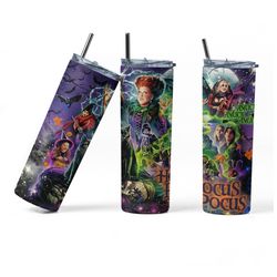 hocus pocus sanderson sisters tumbler, hocus pocus skinny tumbler, plus mug template, hocus pocus tumbler