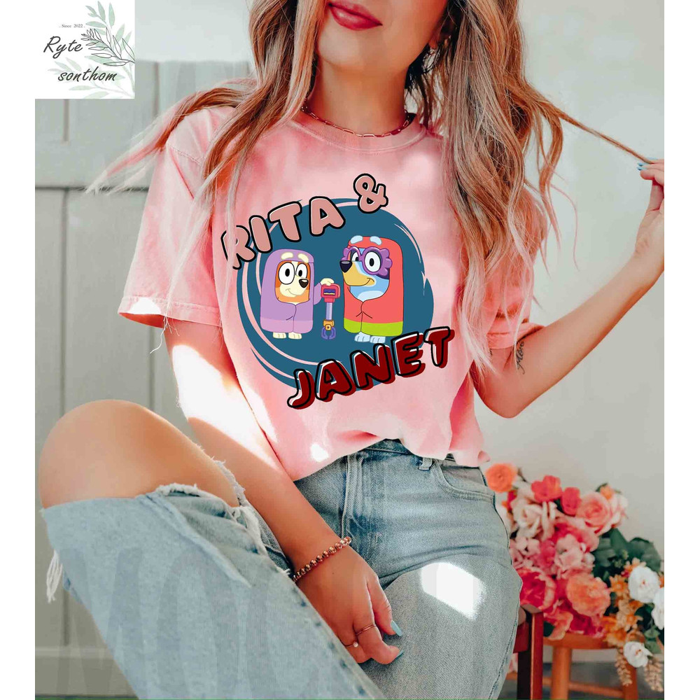 Bluey and Bingo - Rita & Janet Grannies Comfort Colors® Shirt, Bluey and Bingo Grannies Shirt, Bluey Grannies Meme shirt, Bluey Grannies Tee - 2.jpg