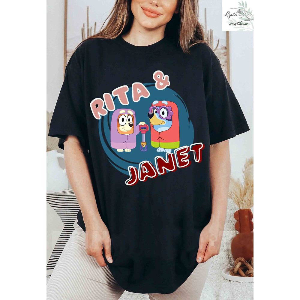 Bluey and Bingo - Rita & Janet Grannies Comfort Colors® Shirt, Bluey and Bingo Grannies Shirt, Bluey Grannies Meme shirt, Bluey Grannies Tee - 3.jpg