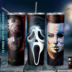 horror characters tumbler,horror characters skinny tumbler,horror character twisted legends skinny tumbler
